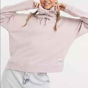 Pink Calvin Klein Performance Cowl Neck Pullover